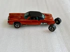 Hot Wheels Redline Custom Eldorado Orange Original 1968 Hong Kong Car RARE 🔥