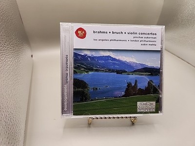 Brahms, Bruch - Zukerman, Mehta: Violin Concertos EU Import 2003 OOP US seller