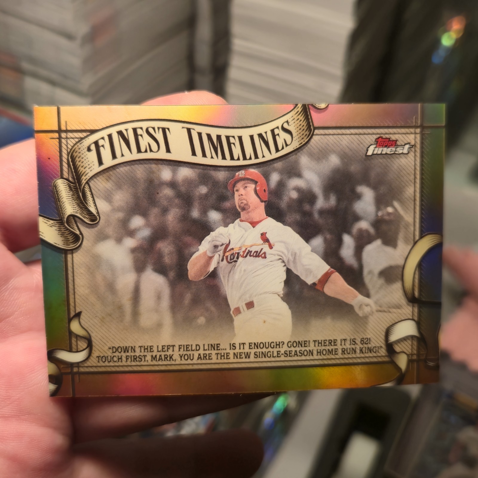2026 Topps Finest Mark McGwire #FT-25 Finest Timelines Refractor