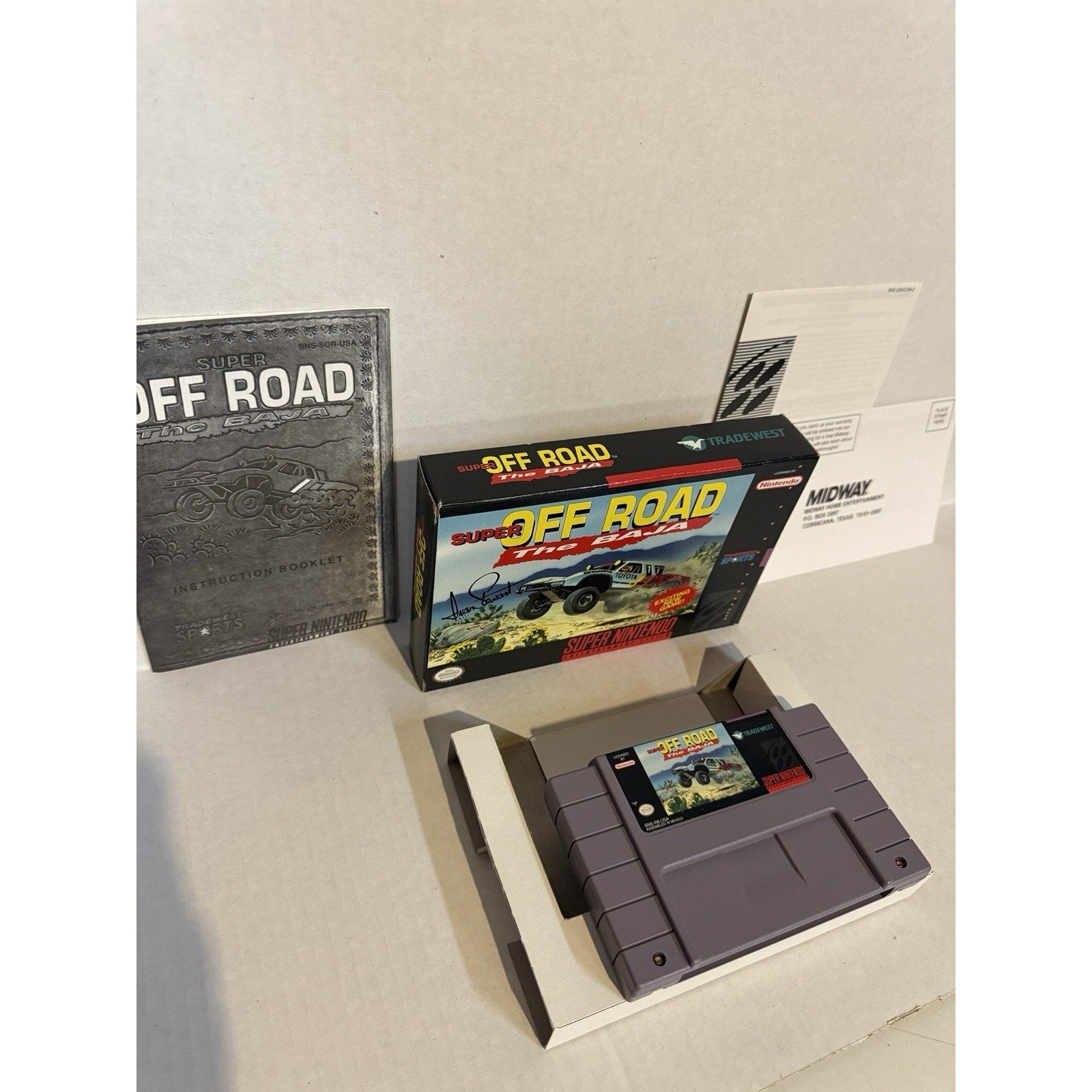 Super Off Road: The Baja (SNES) Super Nintendo Complete Tradewest