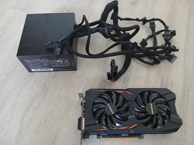 Gigabyte GeForce GTX 1050 Ti G1 Gaming 4G + Netzteil 700 Watt System Power 9