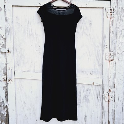 Vtg 90's Y2k Women Sheer Mesh Black Sexy Long Dress Goth Grunge Party Vamp 8 M L | eBay Vtg 90's Y2k Women Sheer Mesh Black Sexy Long Dress Goth Grunge Party Vamp 8 M L | eBay