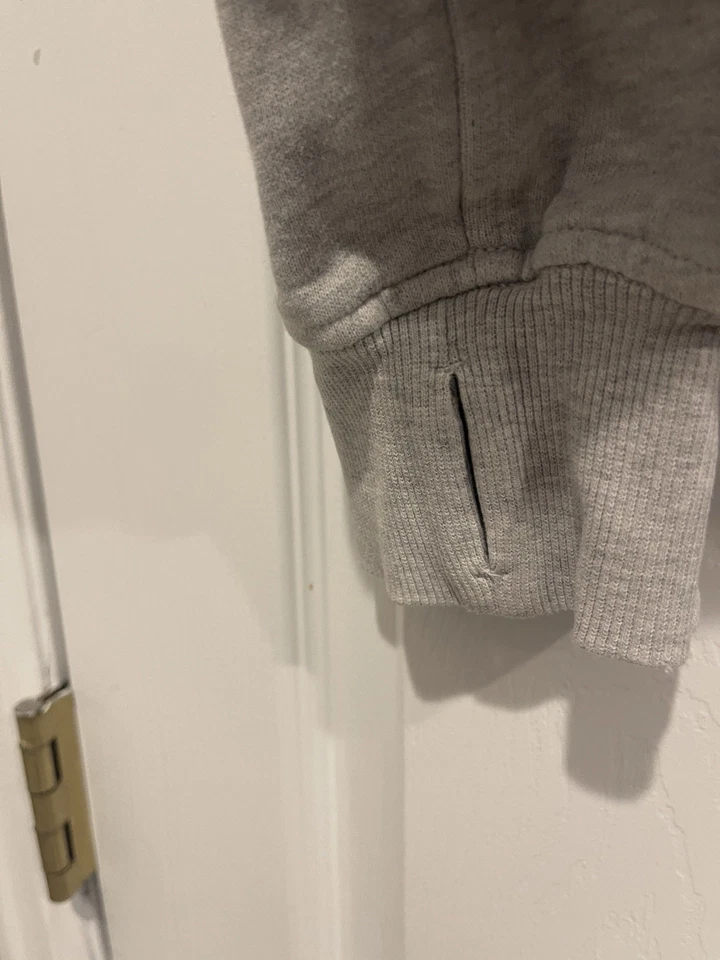 Sudadera con Capucha Lululemon Buceo Grande 1/2 Cremallera Pullover Athleisure Talla M/L Gris Foto 4 de 4