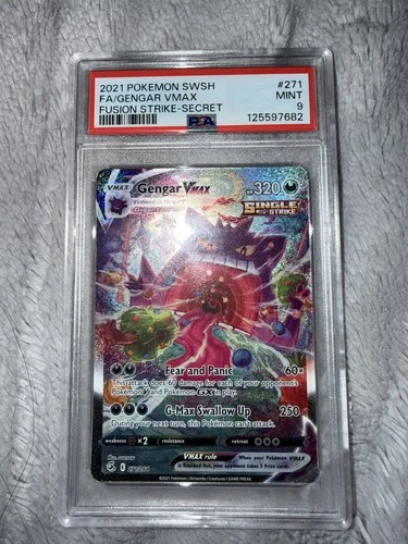 2021 Pokemon SWSH Gengar Vmax 271 PSA 9
