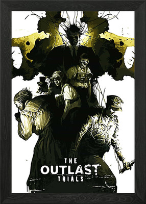 The Outlast Trials Poster Framed Wall Art Poster Canvas Print Picture
