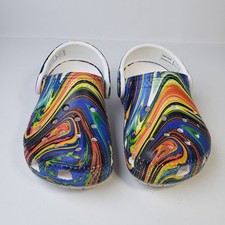 Crocs Kids Size 7C Classic Out Of This World Clog Marble Primary Water Shoes
