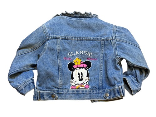 Vintage 90s Baby Mickey & Co Classic Jeansjacke Baby Minnie Mouse 24M