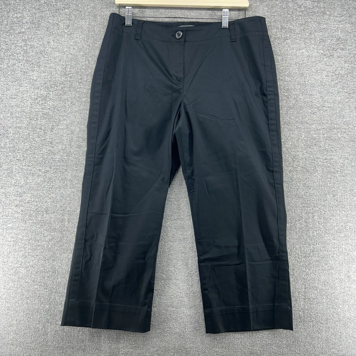 Pantalon ample - Couleur Noir (Grandes tailles) - Vêtement pour femme style décontracté et