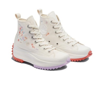 Converse Run Star Hike High Top Sneakers Amethyst Glow Womens Size 10.5 US