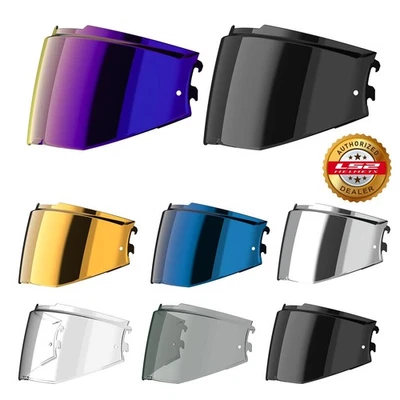 LS2 FF910 Advant II Motorcycle Helmet Visor Anti-Fog Pinlock Ready Clear Smoke