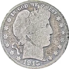1915-S Barber Half Dollar