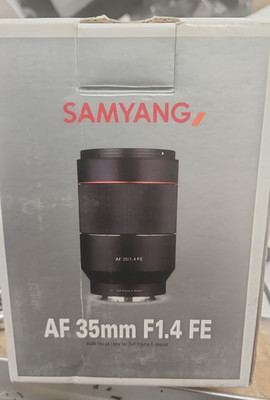Samyang AF 35mm F1.4 Wide Angle Lens for Sony E Mount FE Open box