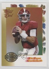 2021 Wild Card VIP Nationals 30th Anniversary White Mac Jones Rookie RC 6f8. rookie card picture