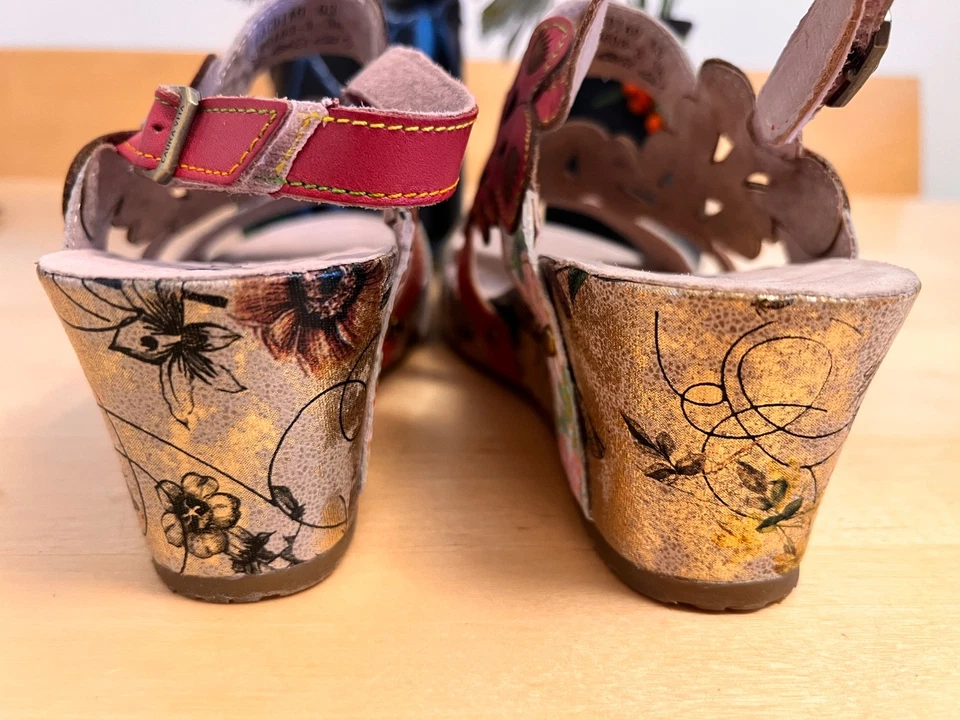 NEUE Laura Vita Plateau Sandalen 100€ UVP, Gr. 38 - Bild 4 von 4