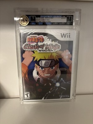 Naruto Shippuden: Clash of Ninja Revolution (Nintendo Wii) SEALED IGS Graded 9 9