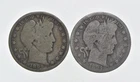1892-1915 Lot 2 1899 1894-S Barber 90% Half Dollars - Coin Collection *999