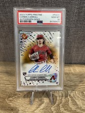 2023 Topps Pristine Corbin Carroll Gold Rookie Auto 34/50 #PA-CC DBacks PSA 10