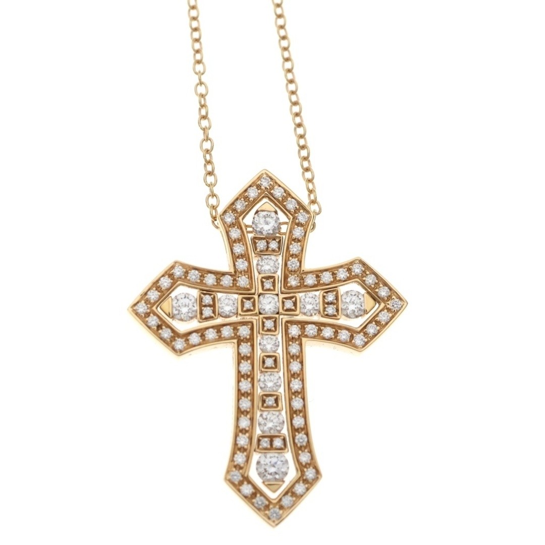 DAMIANI Bel Epoch Crown L Diamond Necklace Pink Gold 750PG 20689532 Jewelry Used View 3