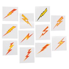 Bulk 72 Pc. Lightning Bolt Temporary Tattoos - 72 Pc.