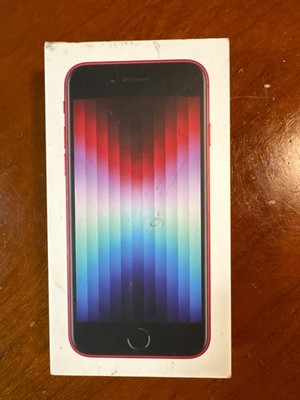 Apple iPhone SE 3 64GB (PRODUCT) Red LTE Cellular MMX73LL/A