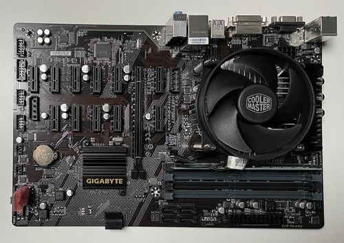 SCHEDA MADRE GIGABYTE B250 + CPU G3900 + RAM 8GB DDR4
