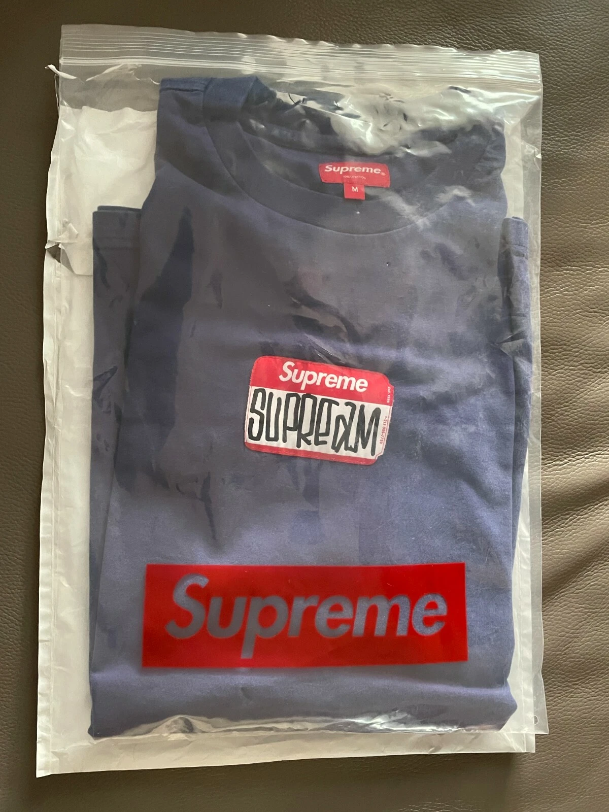 T shirt haut Supreme Gonz Nametag S/S (marine), taille M
