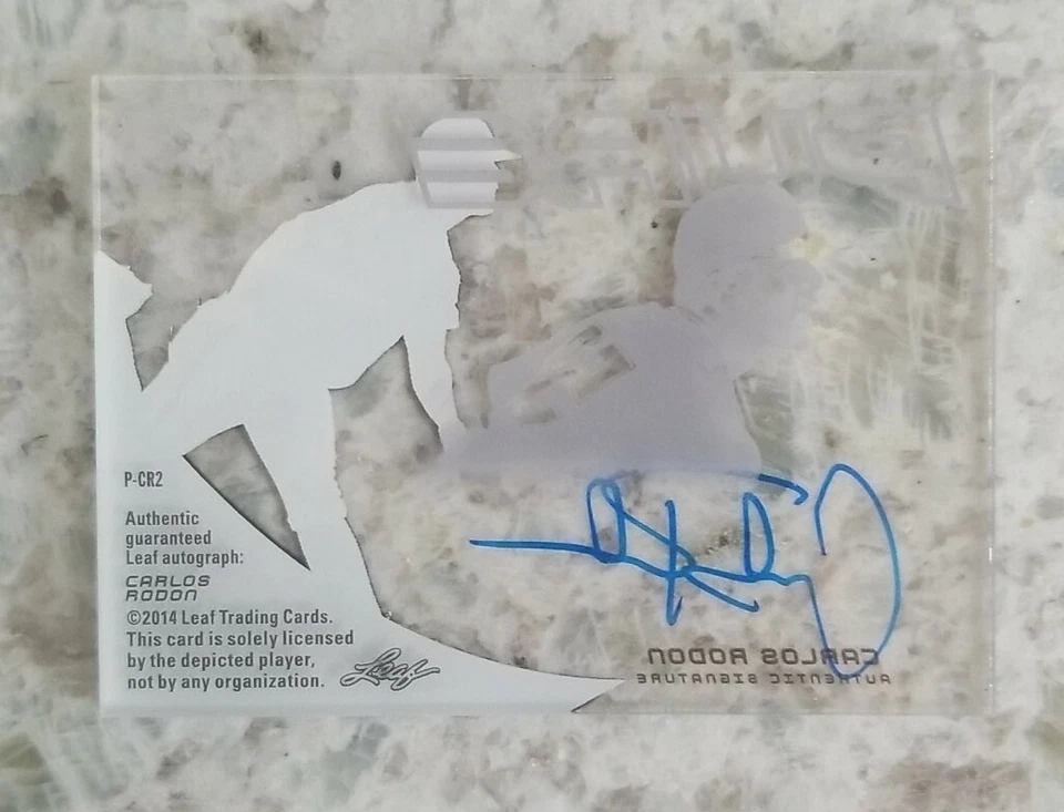 2014 Leaf Trinity Carlos Rodon PURE Auto White Sox - Image 2 of 2