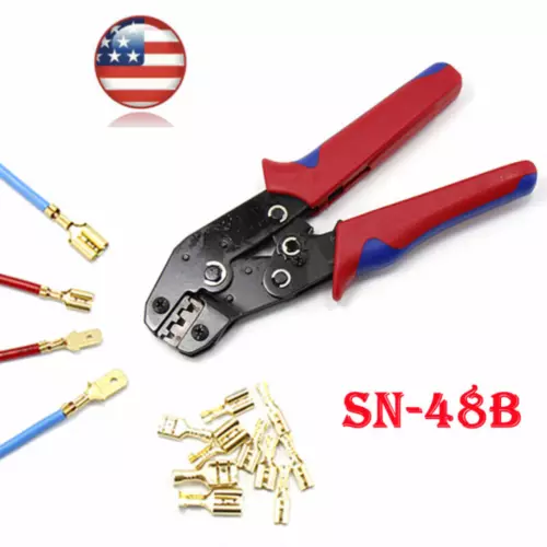 500 pz kit crimpatura terminali in rame a forma di U - cavo filo assortimento non isolato - Foto 3 di 15