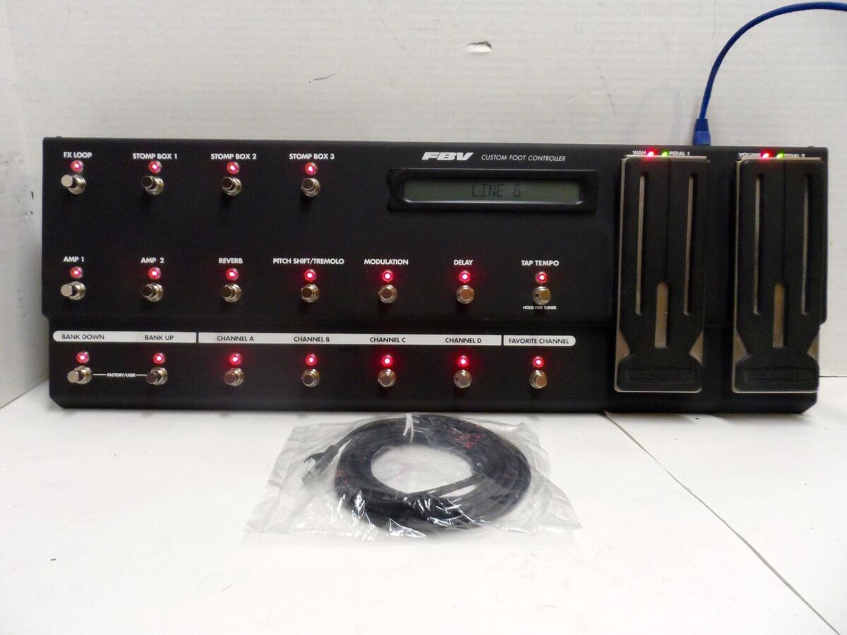 Line 6 FBV FBX LONG BOARD PEDAL FOOT SWITCH CONTROLLER POD Line 6 FBV FBX LONG BOARD PEDAL FOOT SWITCH CONTROLLER POD