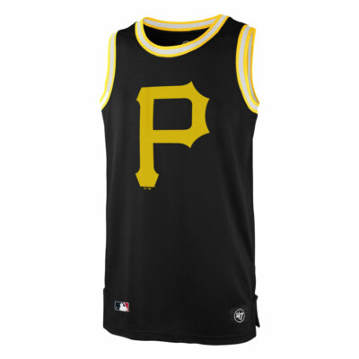 Canotta 47 Brand Basket Grafton Pittsburgh Pirates Jet Black