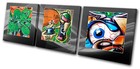 Graffiti Abstract Funky   CANVAS WALL ART Picture Print VA