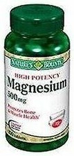 Nature's Bounty Magnesium Support Bone Muscle Health 500mg 100 Tablets EXP 11/27