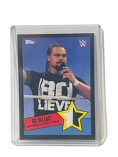 Bo Dallas Uncle Howdy Rookie RC EVENT USED Shirt Relic Patch WWE Wyatt Sicks WWF