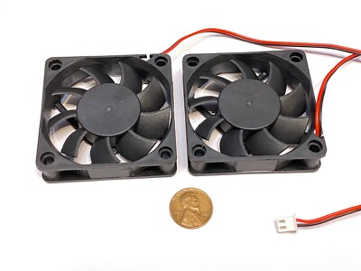 2 Pieces 6015  12v 60mm 6cm pc case 2pin cooling heatsink 6015 Fan A43