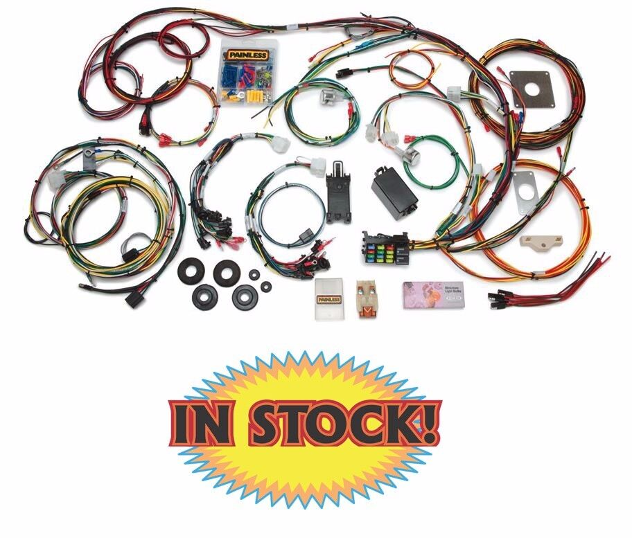 Painless Performance Chassis Harness 22 Circuit 1965-66 Mustang 20120 Painless Performance Chassis Harness 22 Circuit 1965-66 Mustang 20120