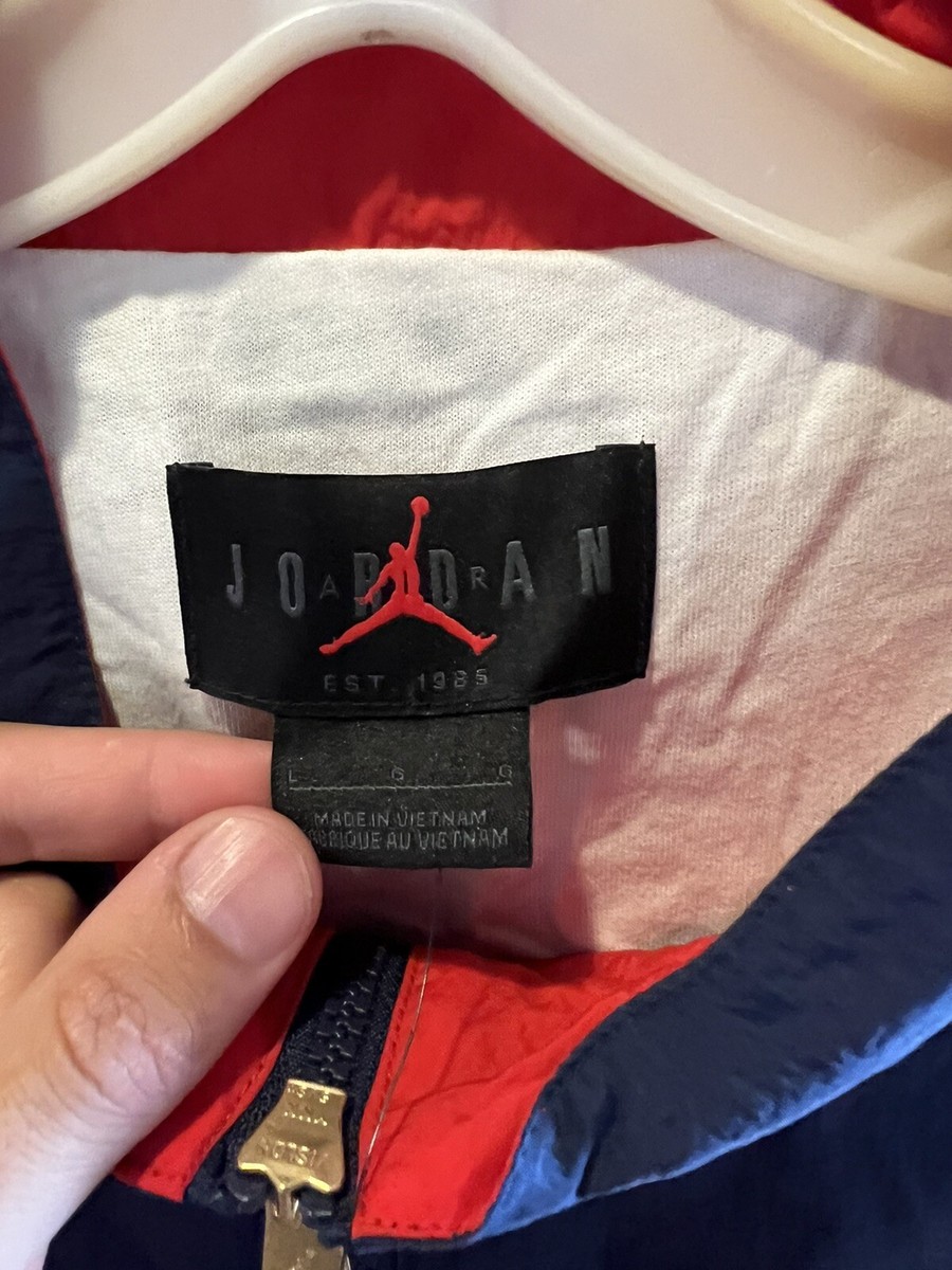 Air Jordan x Trophy Room USA Woven Track Jacket DR2954-410 Air Jordan x Trophy Room USA Woven Track Jacket DR2954-410