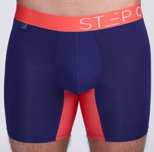 Step One Bamboo Boxer Briefs - Longer -  S/M/L/XL/2XL - Sealed Trusted UK Seller