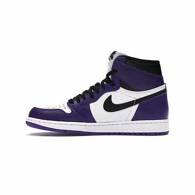 Nike Air Jordan Mens 1 Retro High OG Court Purple 555088-500 Sz 9.5 s-l400.jpg main image 3