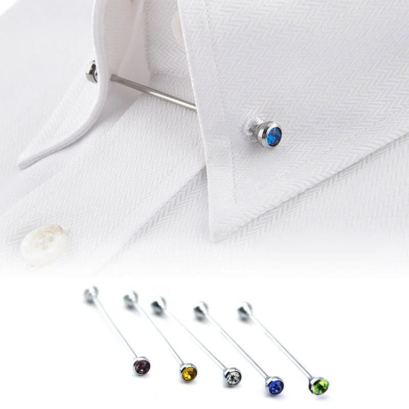 Shirt collar shop pin brooch