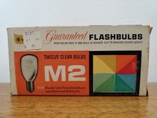 Vintage Montgomery Wards Flashbulbs M2 - 12 Bulbs in Orignal Box