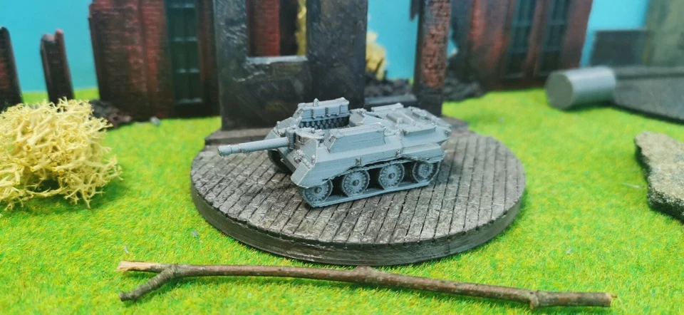 Alecto ( Spg ) Britannico Dopo La II Guerra Mondiale GB UK Kit Modello WW2 1:87 - Immagine 2 di 4