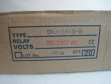 OMRON  G7J-3A1B-B-AC200-240 RELAY SCREW TERMINAL 3PST-NO/SPST-NC  NEW