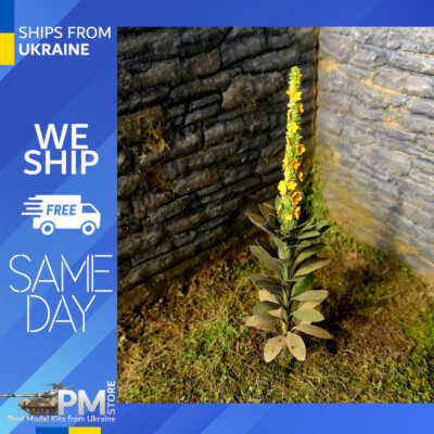 Model Scene VG3-023 1/32-1/35 Mullein Diorama upgrade accessories Coloured paper