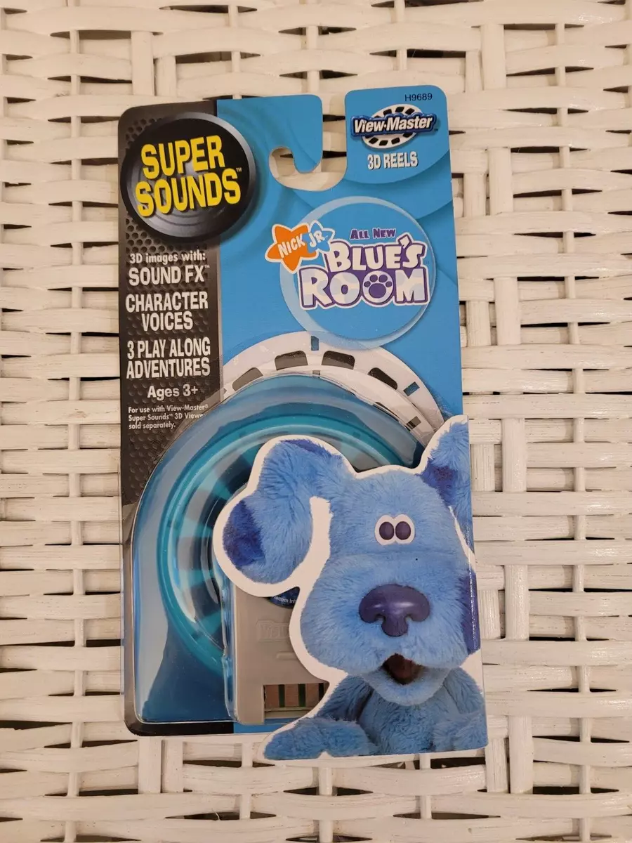 NICK JR BLUE'S CLUES ROOM VIEW-MASTER 3D VIEWER SUPER SOUNDS 3-D REELS SET  NEW