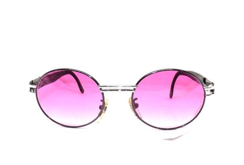 Lunettes de Soleil Homme Made IN Italy Vintage Âge 90 Ovale Femme Neuf Roulement - Photo 3 sur 6