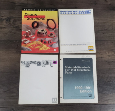 RARE Powder Metallurgy Design Reference Books Engineering Manufacturing MPIF