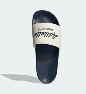 ADILETTE SHOWER SLIDES 1972 Graphic Shadow Blue Men Women Vintage NWT + BOX  | eBay.de