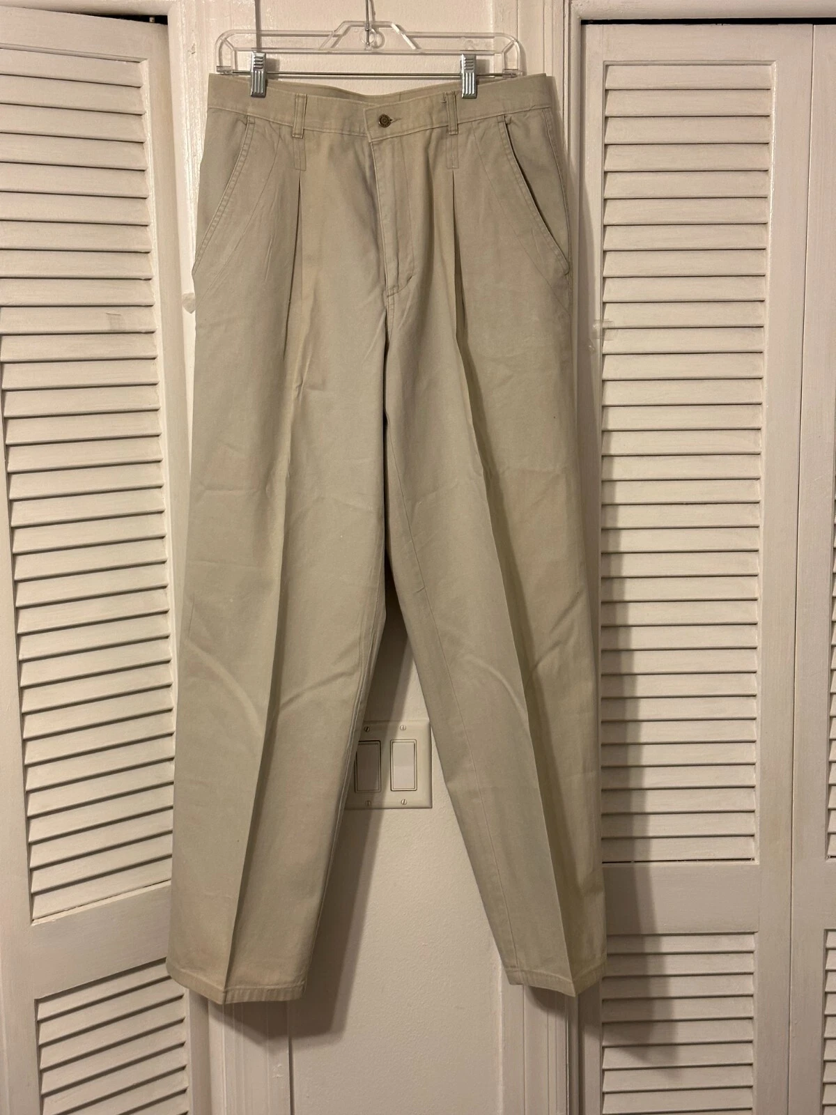 Vintage GOTCHA Men's Chino Style Pants Size 34, Beige/Tan