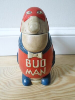 Vintage 1975 Anheuser Busch Bud Man Beer Stein Made by Ceramarte in ...