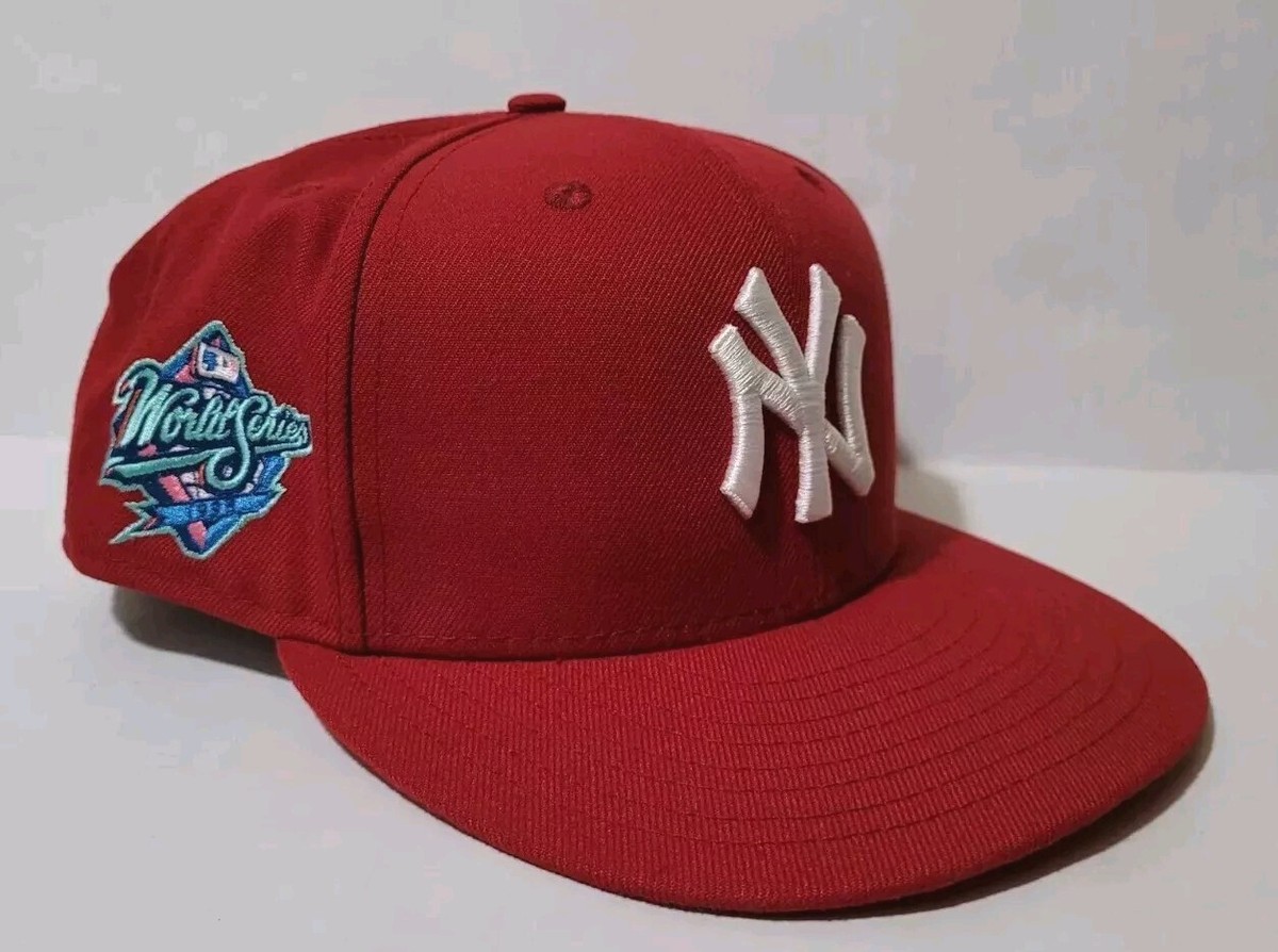 New York Yankees Hat Red New Era 59Fifty Size 8 1998 World
